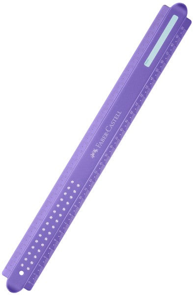 Faber Castell Sparkle Ruler - Purple 30cm