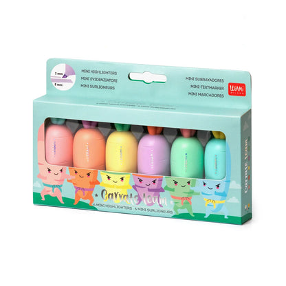 LEGAMI SET OF 6 MINI HIGHLIGHTERS