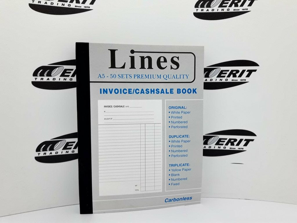 Paperman - Invoice Books - A5 Carbonless Invoice Book - Triplicate