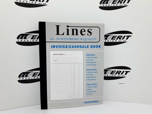 Paperman - Invoice Books - A5 Carbonless Invoice Book - Triplicate