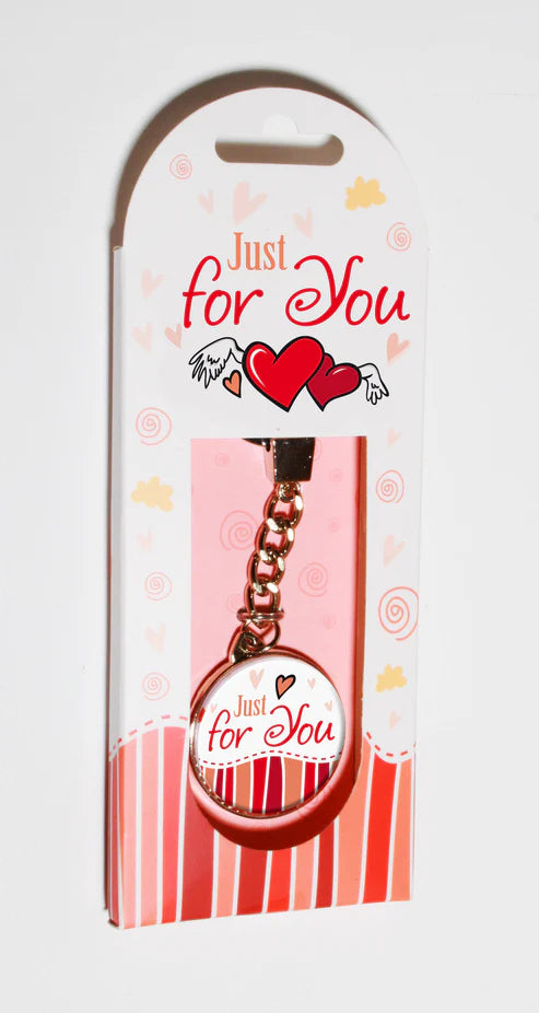 JUST FOR YOU KEYCHAIN