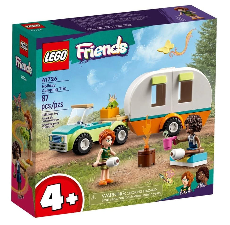 LEGO Friends 41726 Camping Holiday Set with Caravan and Car 4+