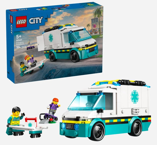 LEGO City Emergency Ambulance 184 Pcs