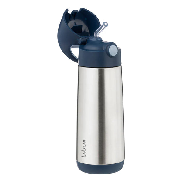 b.box Insulated Straw Bottle - 500ml – Midnight