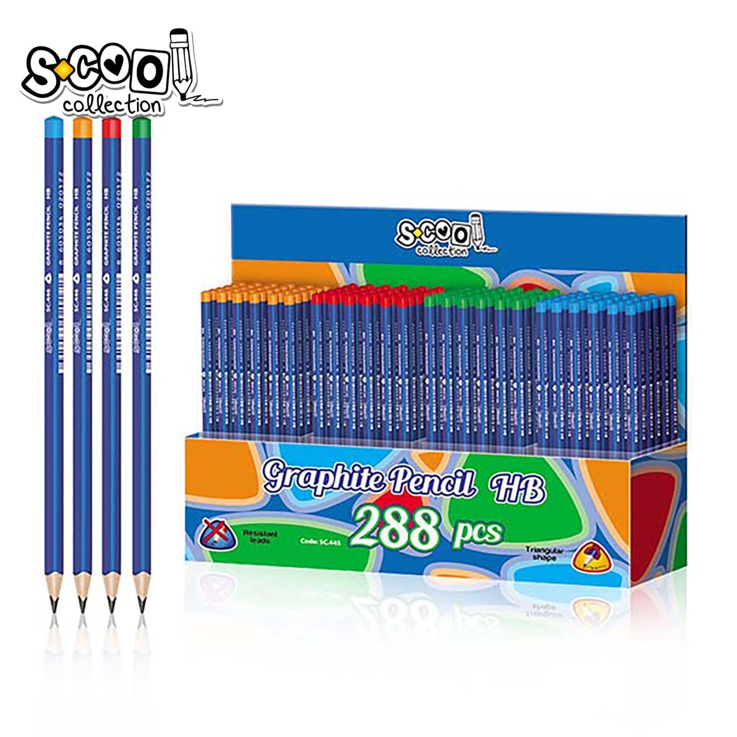 GRAPHITE PENCIL DISPLAY BOX SC445