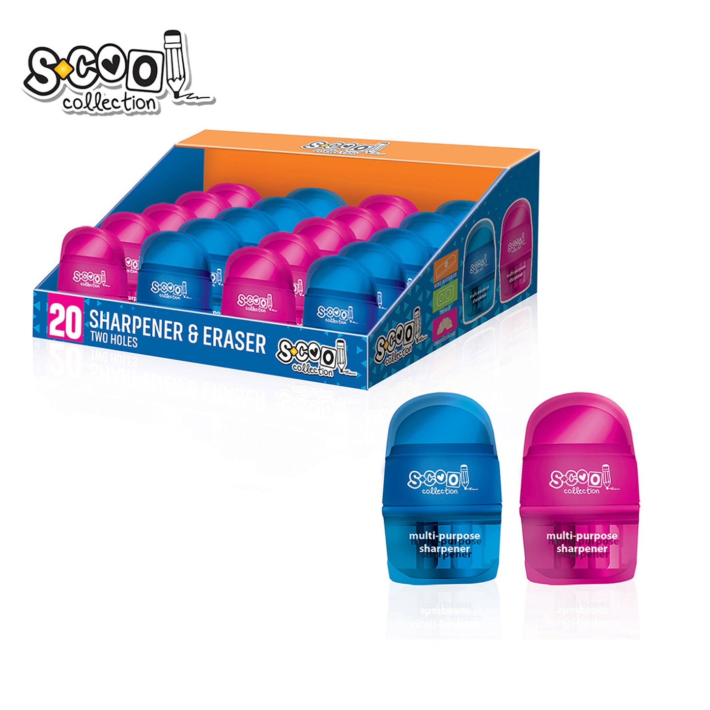 ERASER SHARPENER MULTI-PURPOSE SC569