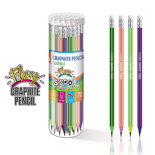 FLEXY GRAPHITE PENCIL HB  HEXAGONAL SC601