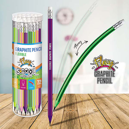 FLEXY GRAPHITE PENCIL HB  HEXAGONAL SC601