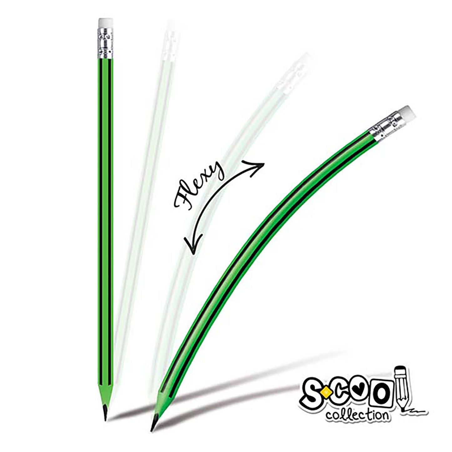 FLEXY GRAPHITE PENCIL HB  HEXAGONAL SC601