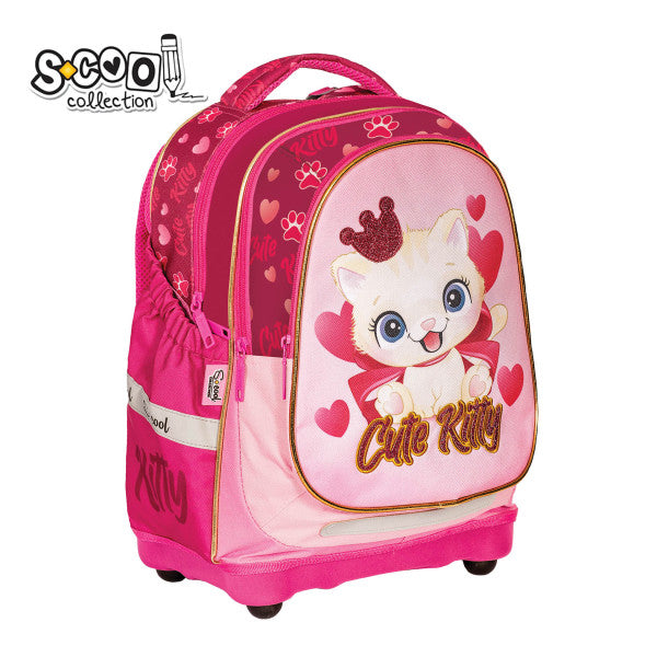 CUTE KITTY Backpack Height 38cm