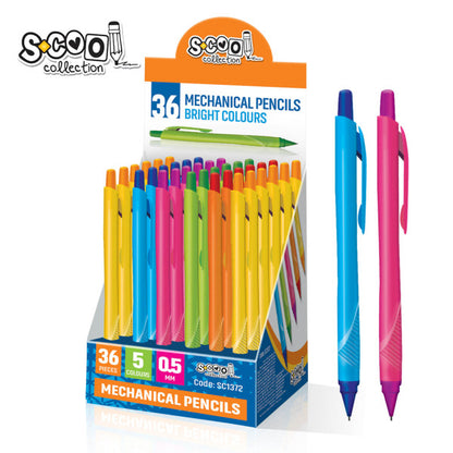MECHANICAL PENCIL BRIGHT COLOURS 36PCS SC2396