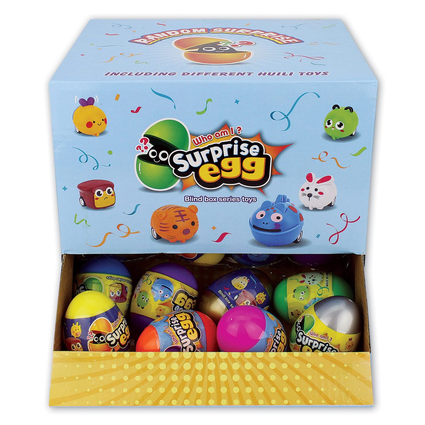 Surprise Egg with Pull-Back Racer – Assorted Styles