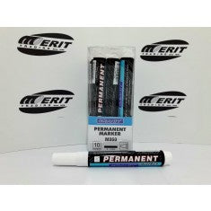 Granit White Permanent Marker 3mm bullet tip