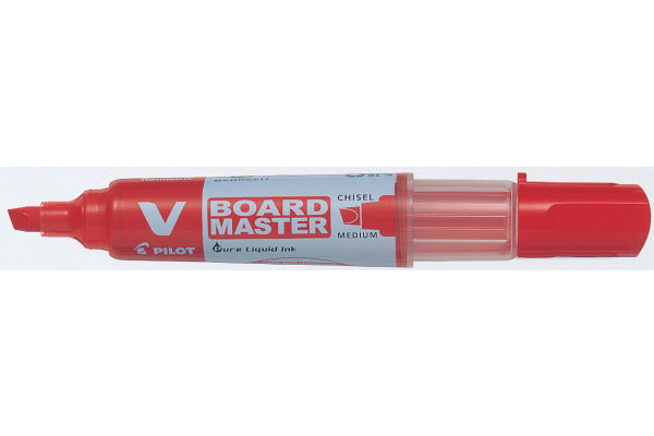 Pilot V-Board Master Chisel Tip Medium Red