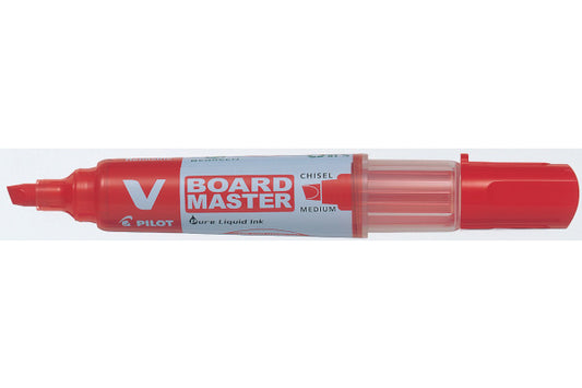 Pilot V-Board Master Chisel Tip Medium Red