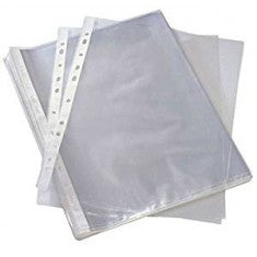 Punched Pockets A4 - 35 Microns Clear ( X 10 ) Thin