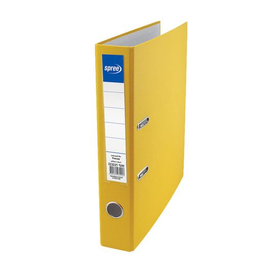 SPREE Lever Arch File 55mm - Yellow