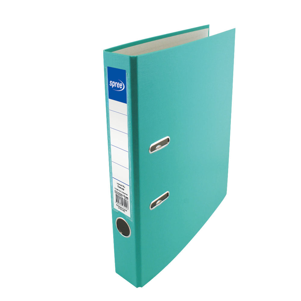 SPREE Lever Arch File 55mm - Turquoise