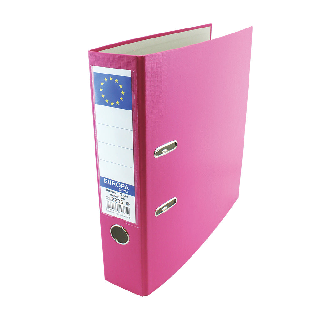 EUROPA - Lever Arch File Pink 75mm