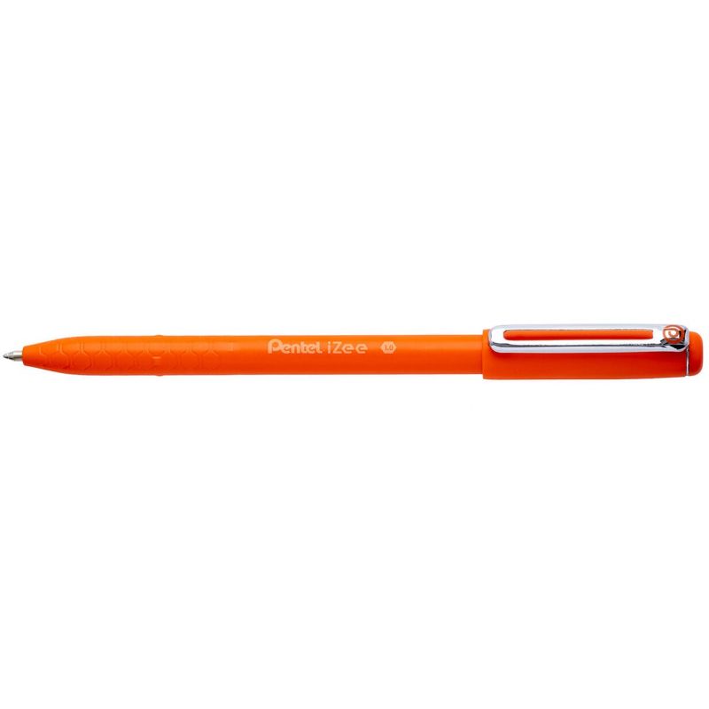 Pentel Izee Retractable BallPen 1mm Orange