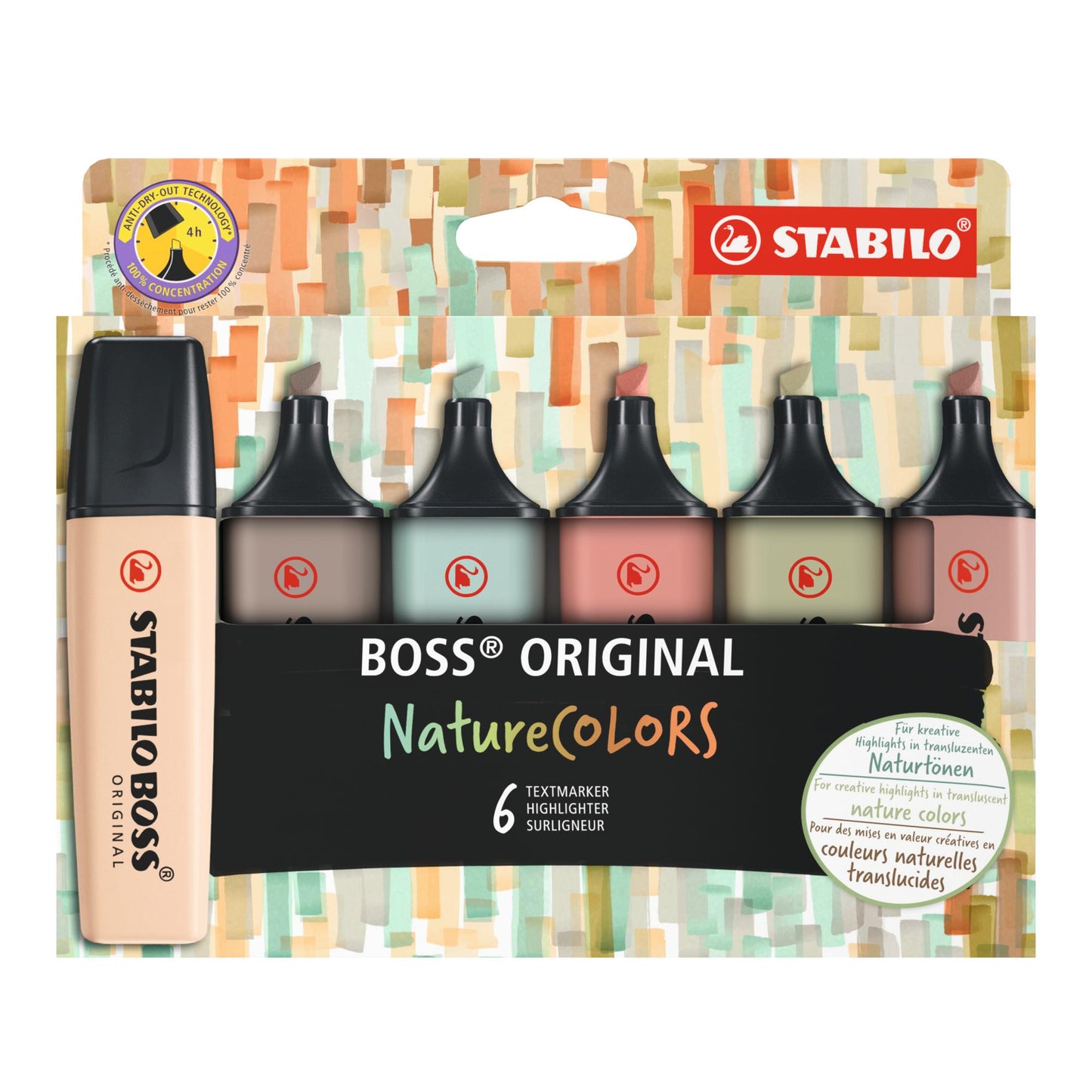 Highlighter Boss Original Nature Colors x6