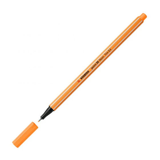 Stabilo Point 88 Fine 0.4mm Neon Orange