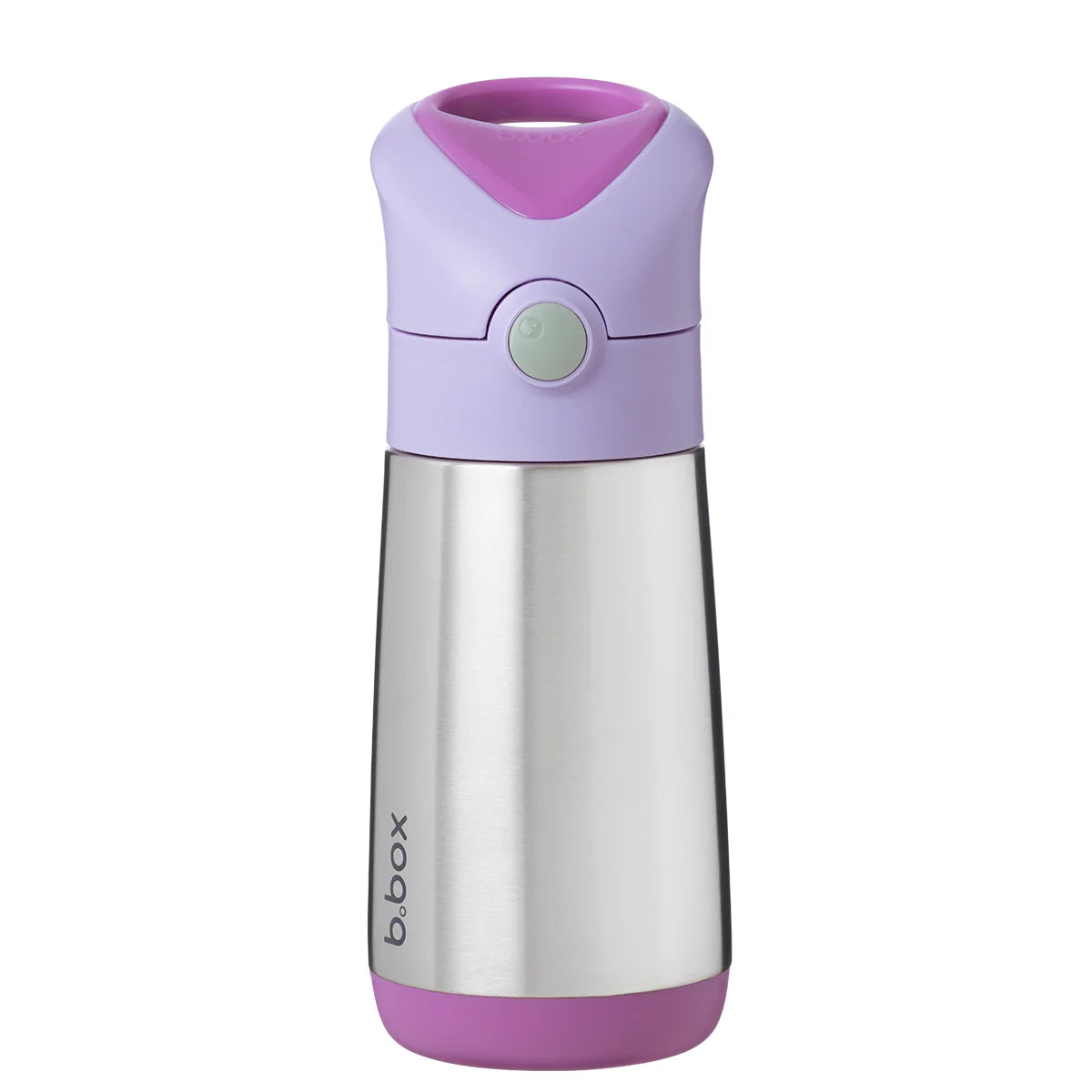 b.box 350ml Insulated Straw Drink Bottle - Sugar Plum