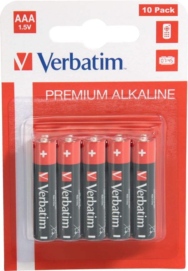 VERBATIM AAA 10PACK BATTERY
