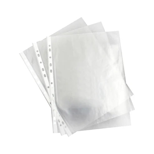 Punched Pockets A4 - 35 Microns Clear ( X 100)