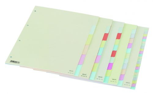 Ancor 6 Pastel Colours Cardboard Dividers