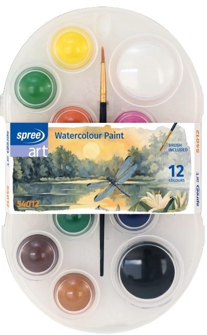 Spree Art Watercolours x 12