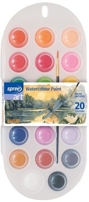 Spree Art Watercolours x20