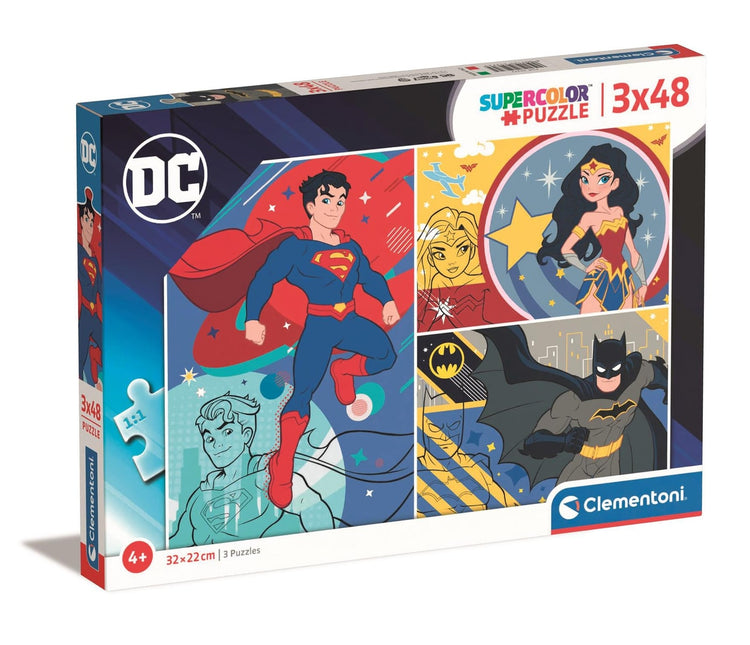 Clementoni DC Comics JL  3x48pieces