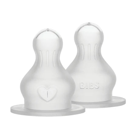 BIBS Bottle Nipple 2-pack Silicone Fast Flow