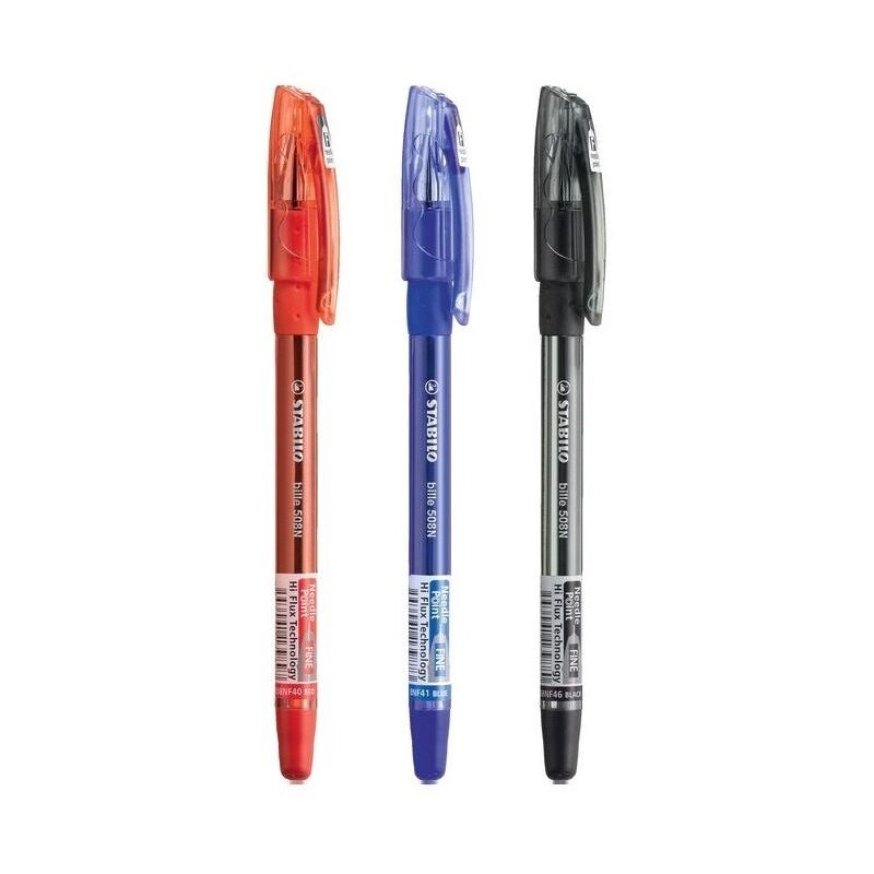 Ballpen Bille Needle Point Fine - Blue Stabilo