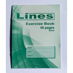 Blank Copybook - Lines Collection 48 pages