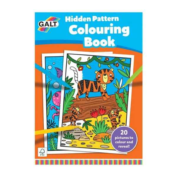 HIDDEN PATTERN COLOURING BOOK GALT