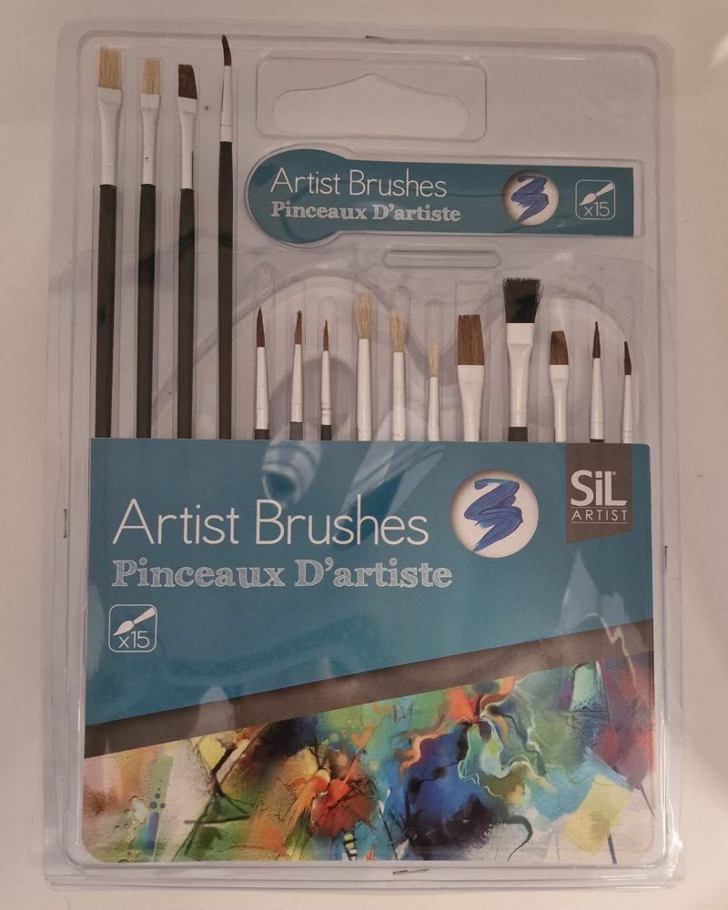 15 Brush Artist brushes & palette