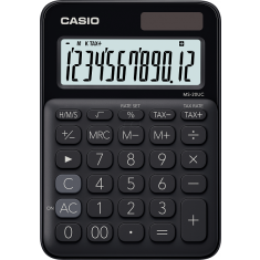CASIO calculator - 12digits - Solar Black