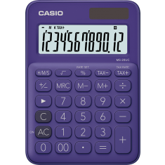 CASIO calculator - 12digits - Purple