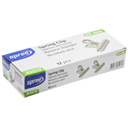 SPREE - Spring Clips 65mm 12pcs