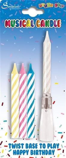 Sensations - Musical Birthday Candle