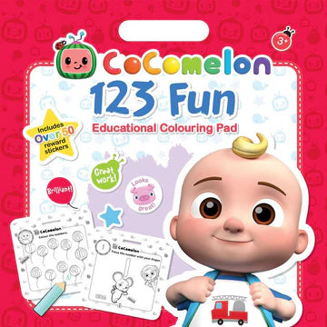 Cocomelon 123 Fun Educational Colouring Pad