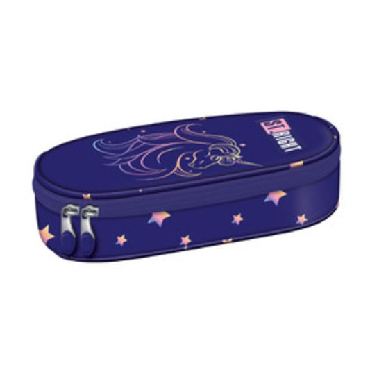 Unicorn Glow 1 compartment pencil case