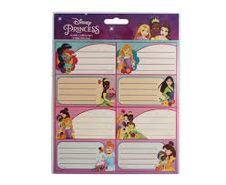 Princess Sticker Labels x16