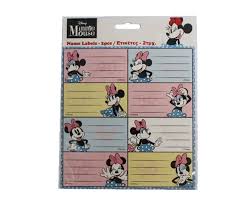 Minnie Mouse Sticker Labels x16