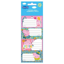 Peppa Pig Sticker Labels x20
