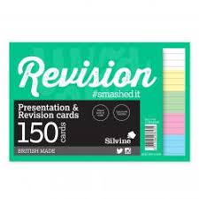 Silvine Revision and Presentation 150 Cards (Copy)
