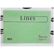 A4 Sketch Pad  - Lines Collection