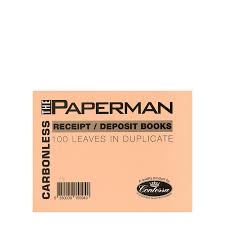 Paperman - Receipt/Deposit Books